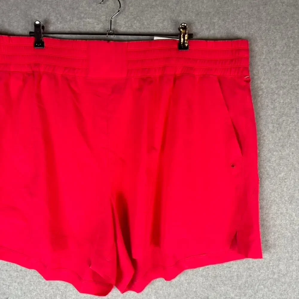 New Old Navy Womans Sz 3X Active High Rise StretchTech Shorts Pink‎ NWT